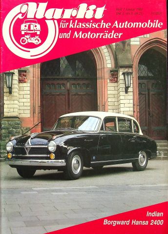 Deckblatt Oldtimer Markt (01/1984)
